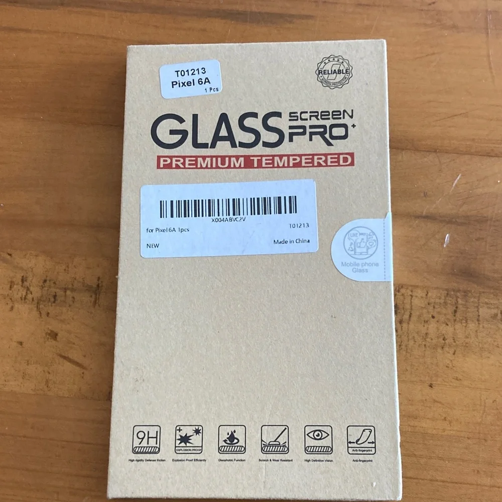 Premium Tempered Screen Protector for Pixel 6A - Brown